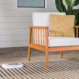 Walker Edison Circa Modern/Contemporary Modern Outdoor Spindle Style Single Lounge Chair CIRODSLBRA