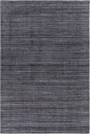 Chandra Rugs Citizen 40% Wool + 40% Viscose + 20% Cotton Hand-Woven Contemporary Rug Denim 7'9 x 10'6