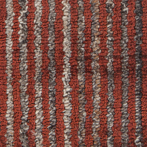 Chandra Rugs Citizen 40% Wool + 40% Viscose + 20% Cotton Hand-Woven Contemporary Rug Rust 7'9 x 10'6
