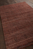 Chandra Rugs Citizen 40% Wool + 40% Viscose + 20% Cotton Hand-Woven Contemporary Rug Rust 7'9 x 10'6
