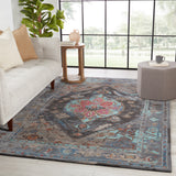 Jaipur Living Citrine Collection CIT08 Raisa 75% Wool 25% Viscose Handmade Updated Traditional Medallion Rug RUG151564