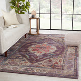 Jaipur Living Citrine Collection CIT10 Raisa 75% Wool 25% Viscose Handmade Updated Traditional Medallion Rug RUG151572