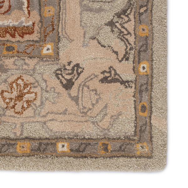 Jaipur Living Citrine Collection CIT12 Raisa 75% Wool 25% Viscose Handmade Updated Traditional Medallion Rug RUG151580