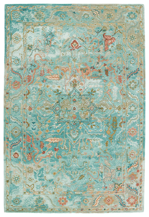 Jaipur Living Citrine Collection CIT13 Cristobol 65% Viscose 35% Wool Handmade Updated Traditional Medallion Rug RUG153325