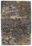 Citrine Collection CIT14 Cristobol 65% Viscose 35% Wool Handmade Updated Traditional Medallion Rug