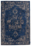 Citrine Collection CIT15 Alvea 60% Wool 40% Viscose Handmade Updated Traditional Medallion Rug