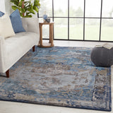 Jaipur Living Citrine Collection CIT17 Margot 65% Viscose 35% Wool Handmade Updated Traditional Medallion Rug RUG153333