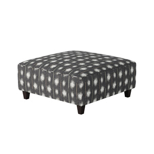 Fusion 109-C Transitional Cocktail Ottoman 109-C Bindi Pepper 38" Square Cocktail Ottoman