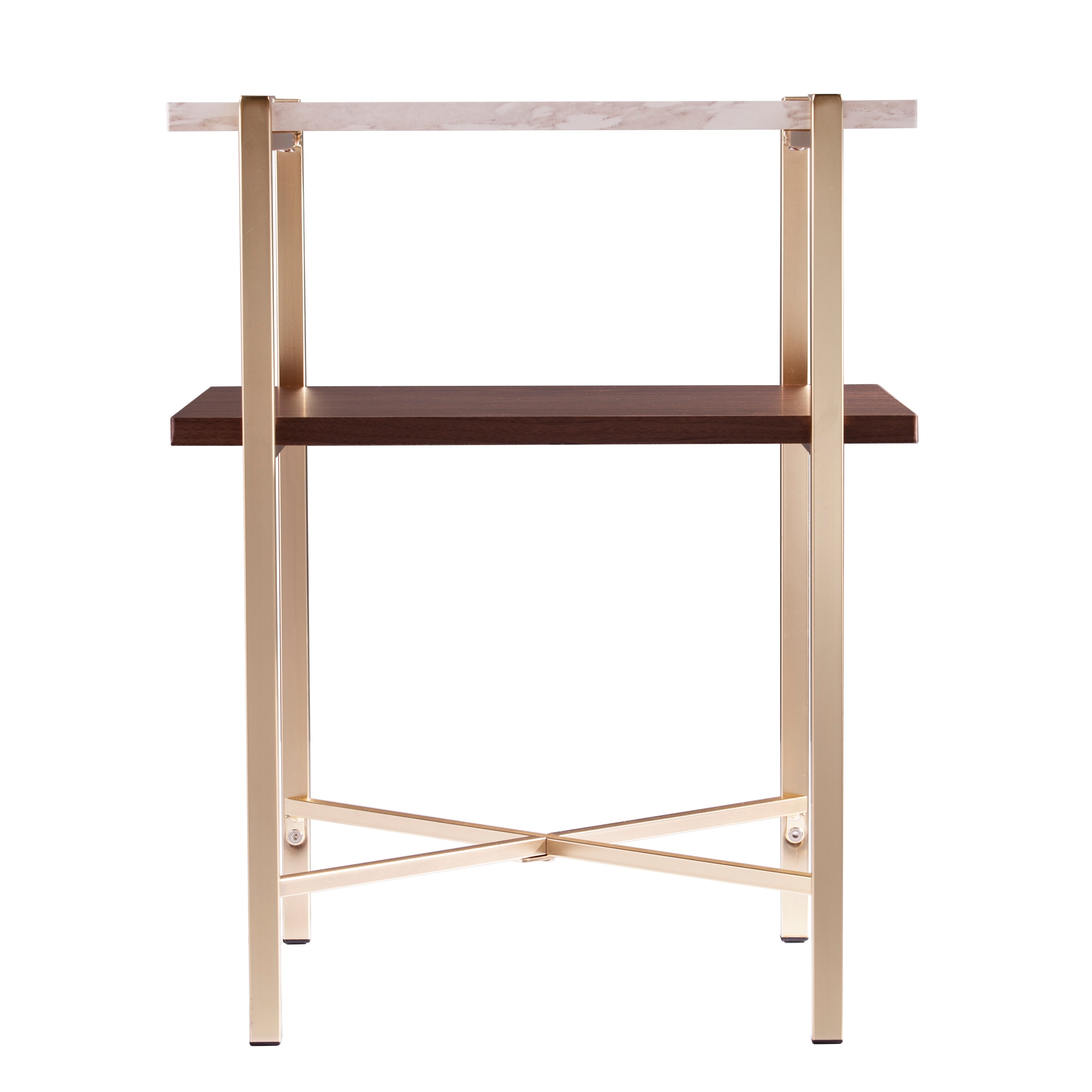 Ardmillan Square Faux Marble End Table