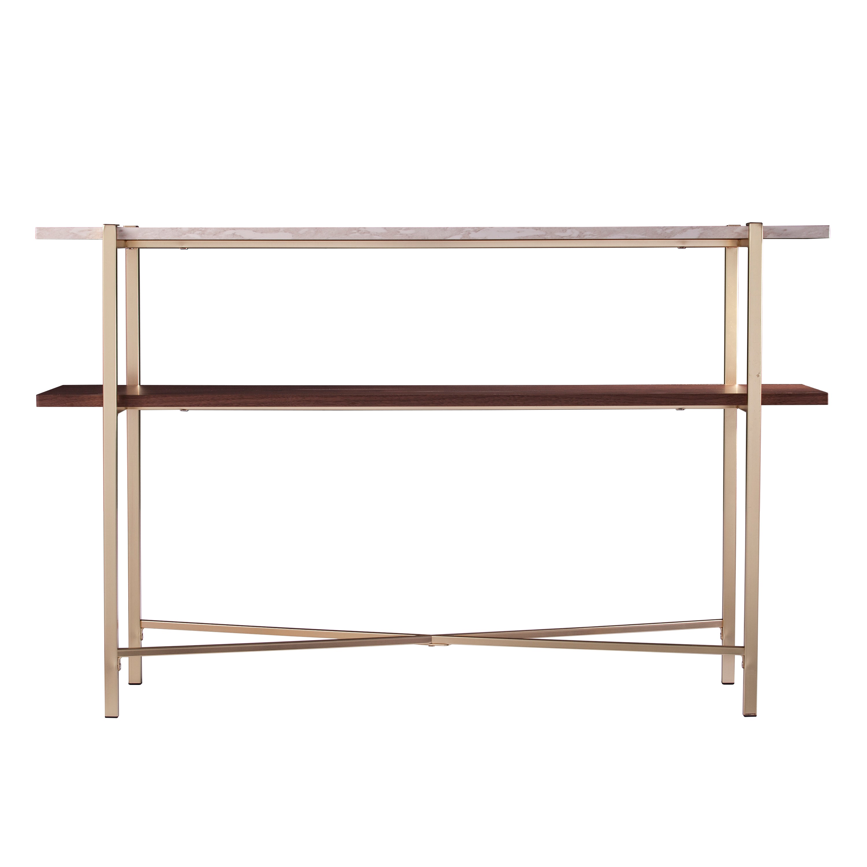 Ardmillan Faux Marble Console Table