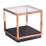 Sei Furniture Lexina Glass Top End Table Ck1005402