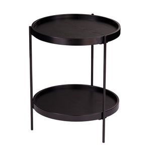 Sei Furniture Verlington Round Farmhouse Style End Table Ck1005602