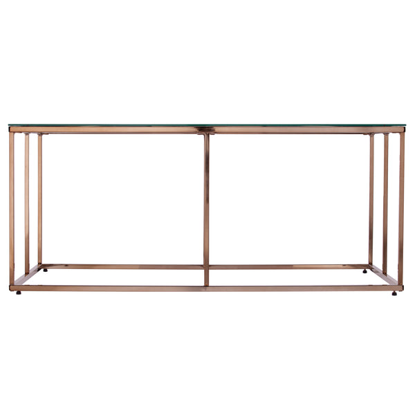 Sei Furniture Nicholance Contemporary Glass Top Cocktail Table Ck1082100