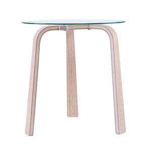 Holly Martin Anwick Round Glass Top End Table Ck1094002