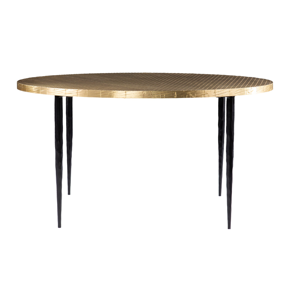 Sei Furniture Judmont Round Cocktail Table W Embossed Top Ck1097700