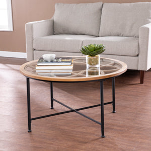 Sei Furniture Melvoir Glass Top Cocktail Table Ck1109100