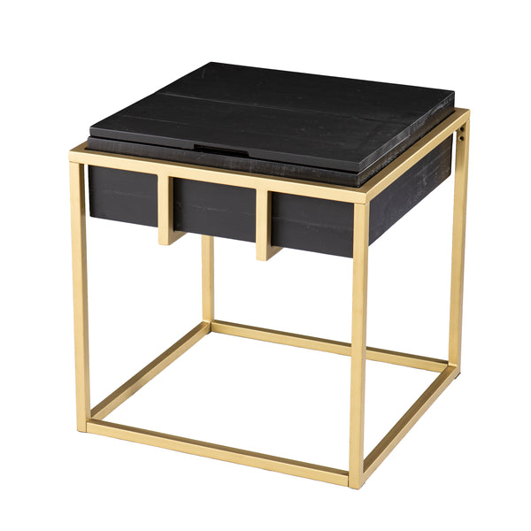 Sei Furniture Durmanton Reclaimed Wood Storage Endtable Ck1112802