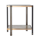 Thornsett End Table w/ Mirrored Top