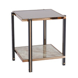 Sei Furniture Thornsett End Table W Mirrored Top Ck1131202