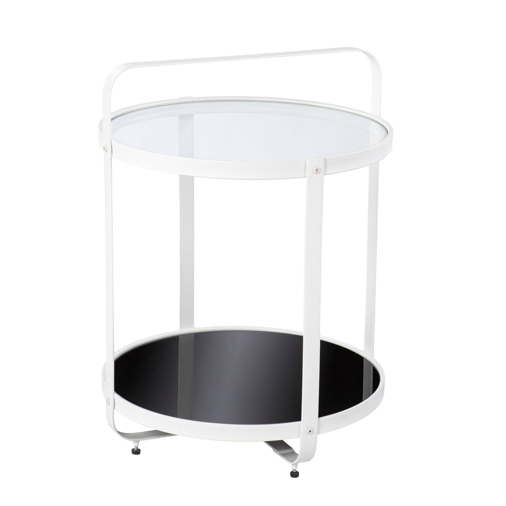 Sei Furniture Vimmerly Glass Top End Table Ck1131402