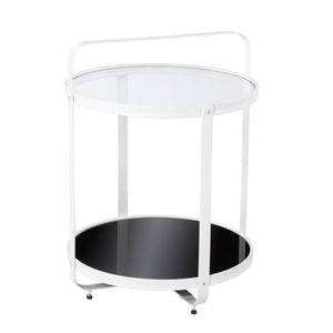 Sei Furniture Vimmerly Glass Top End Table Ck1131402