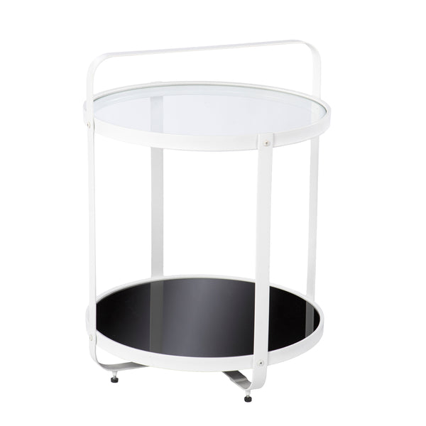 Sei Furniture Vimmerly Glass Top End Table Ck1131402