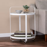Sei Furniture Vimmerly Glass Top End Table Ck1131402