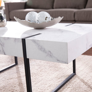 Sei Furniture Rangley Modern Faux Marble Cocktail Table Ck1142700