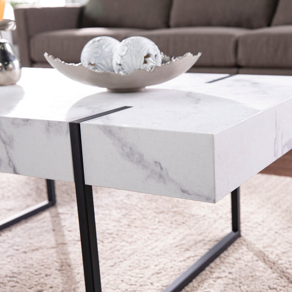 Sei Furniture Rangley Modern Faux Marble Cocktail Table Ck1142700