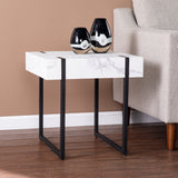 Sei Furniture Rangley Modern Faux Marble End Table Ck1142702