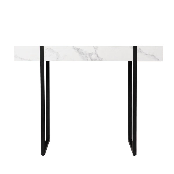 Sei Furniture Rangley Modern Faux Marble Console Table Ck1142703