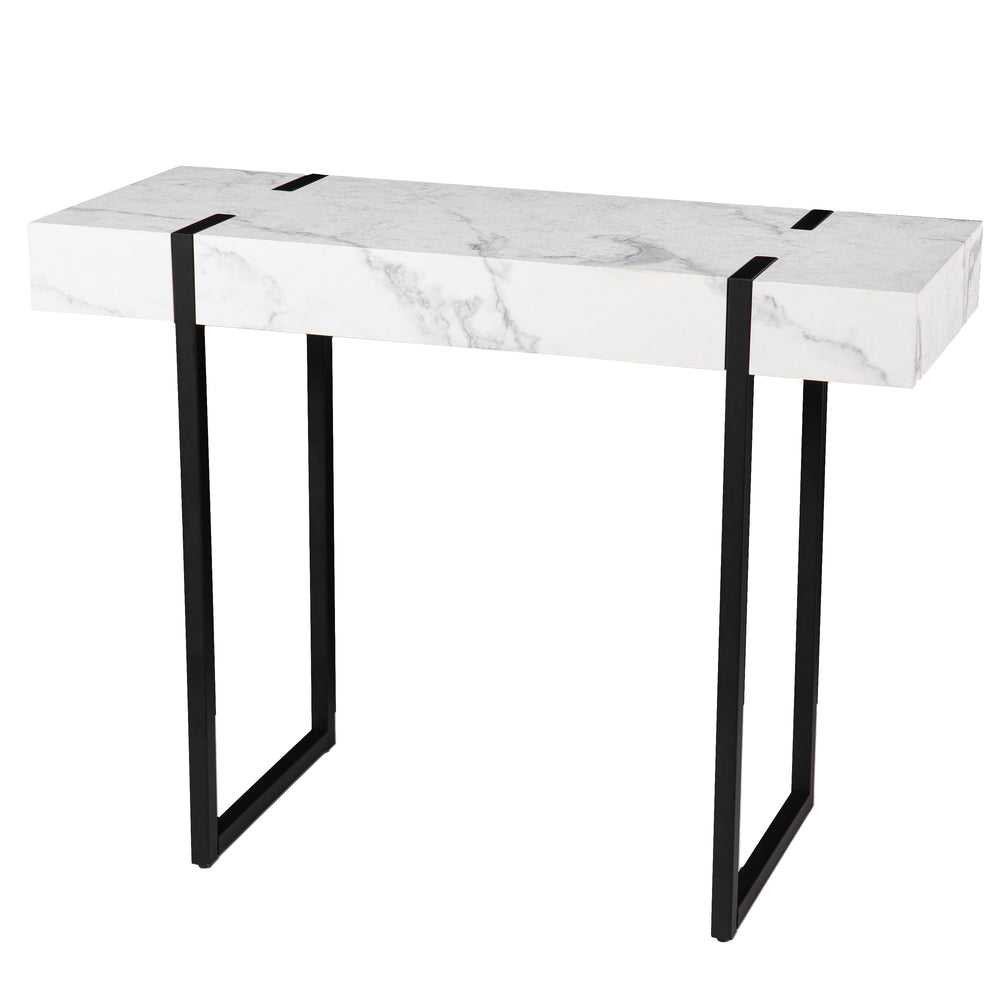 Sei Furniture Rangley Modern Faux Marble Console Table Ck1142703