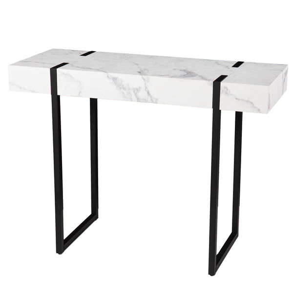 Sei Furniture Rangley Modern Faux Marble Console Table Ck1142703