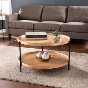 Sei Furniture Verlington Round Cocktail Table Natural Ck1162800
