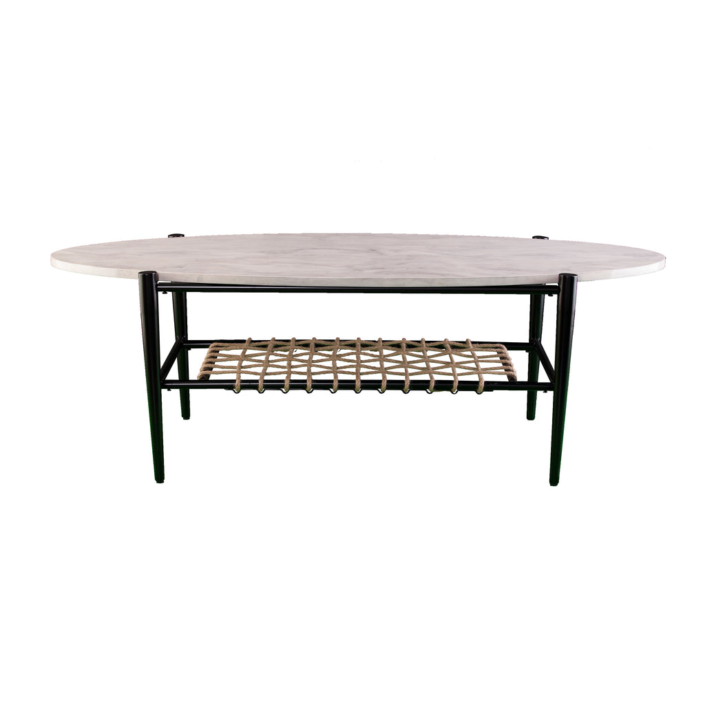 Holly Martin Relckin Faux Marble Cocktail Table Ck1430