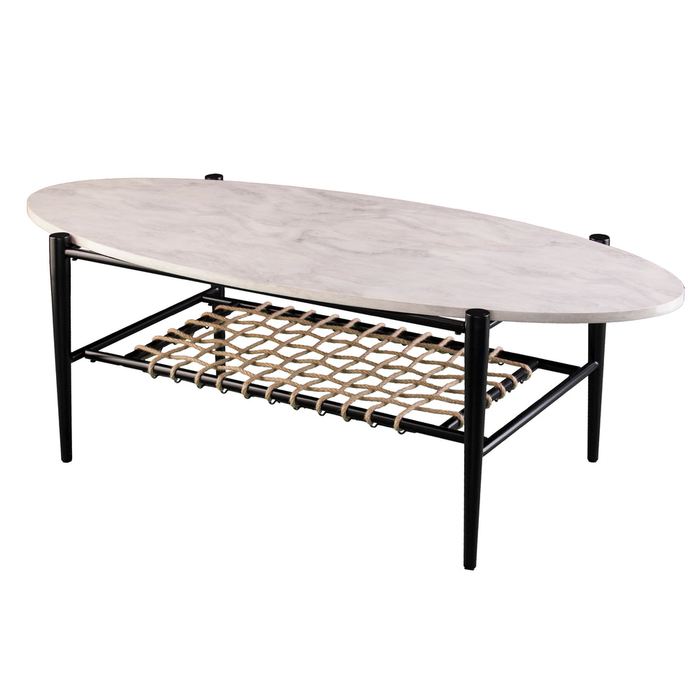 Holly Martin Relckin Faux Marble Cocktail Table Ck1430