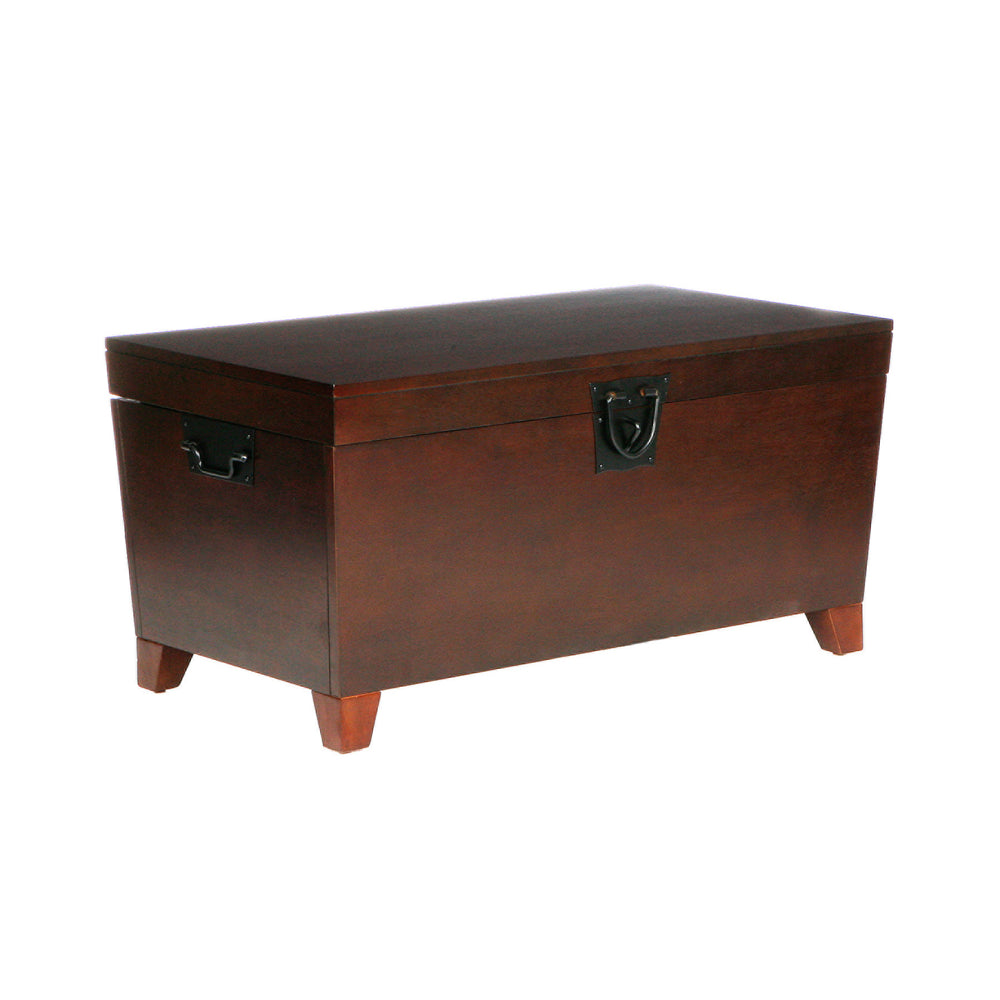 Sei Furniture Pyramid Trunk Cocktail Table Espresso Ck2224