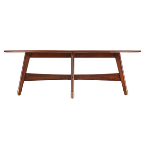 Sei Furniture Rhoda Oval Midcentury Modern Coffee Table Ck2621