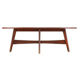 Sei Furniture Rhoda Oval Midcentury Modern Coffee Table Ck2621
