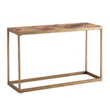 Sei Furniture Dorville Reclaimed Wood Patchwork Console Table Ck2693