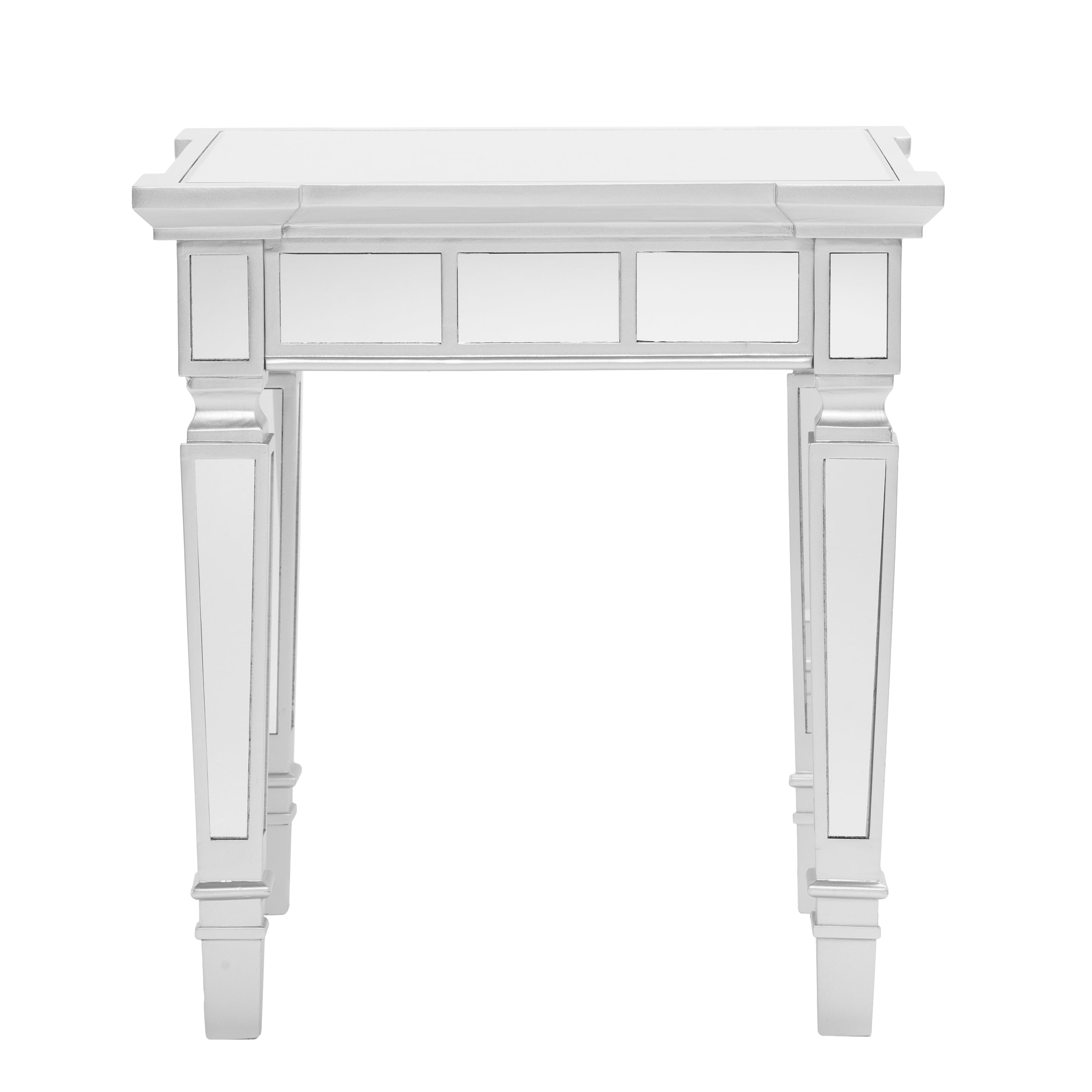 Glenview Glam Mirrored Square End Table - Thumbnail 2