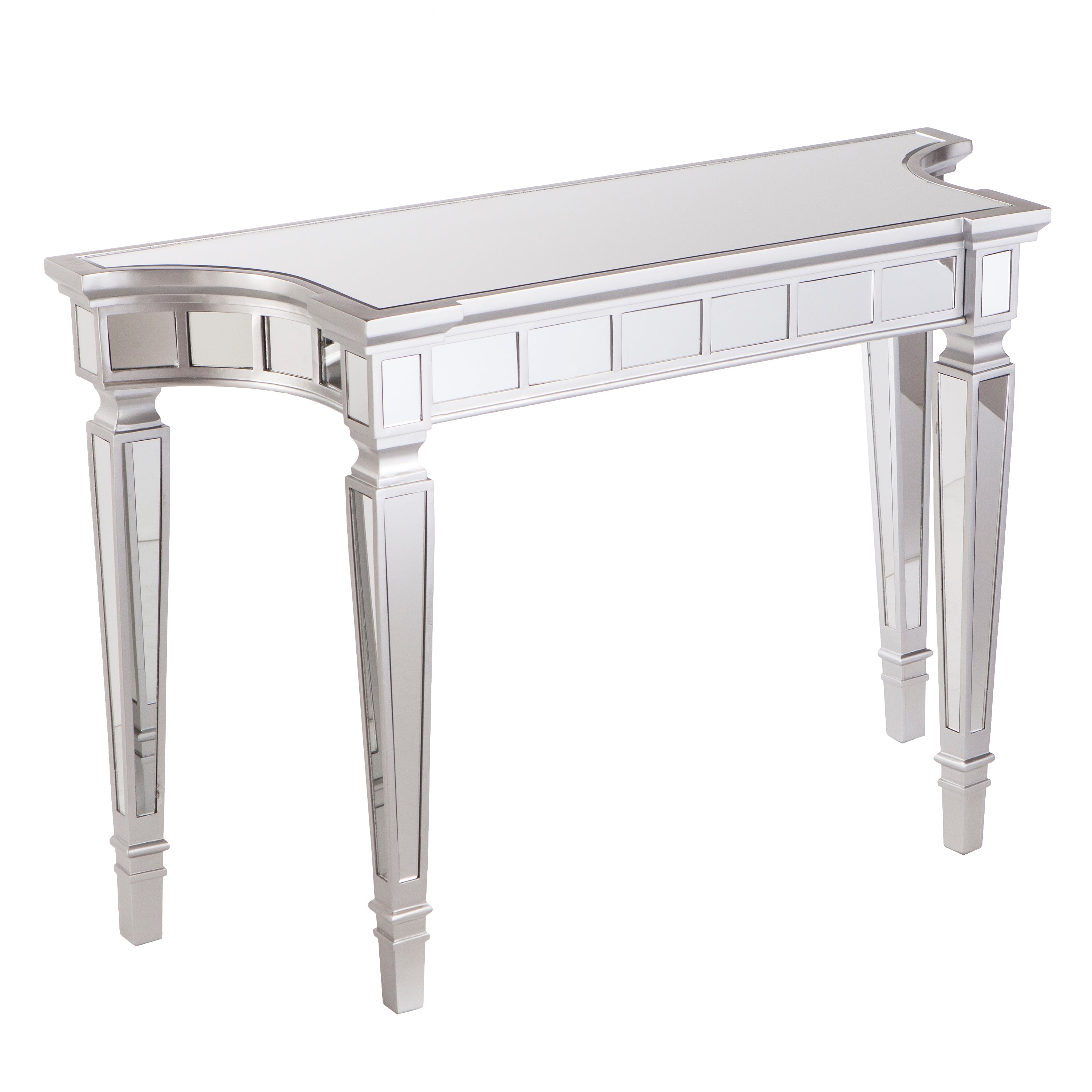 Glenview Glam Mirrored Console Table - Thumbnail 2