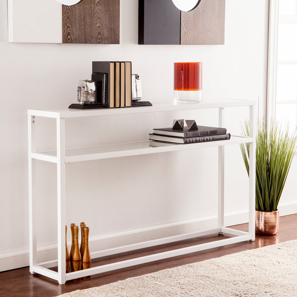 Holly Martin Baldrick Narrow Console Table White Ck7583