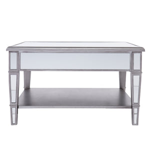 Sei Furniture Wedlyn Square Mirrored Cocktail Table Ck9340