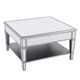 Sei Furniture Wedlyn Square Mirrored Cocktail Table Ck9340