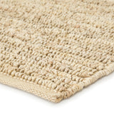 Jaipur Living Calypso Collection CL01 Havana 100% Jute Handmade Natural Solid Rug RUG101195