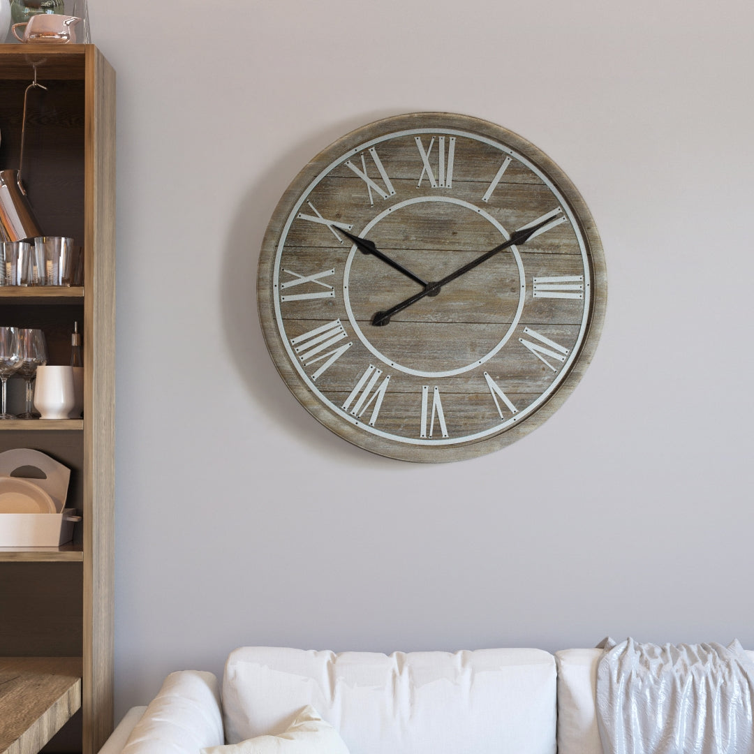 Yosemite Home Decor Rustic Age Wall Clock - Thumbnail 4