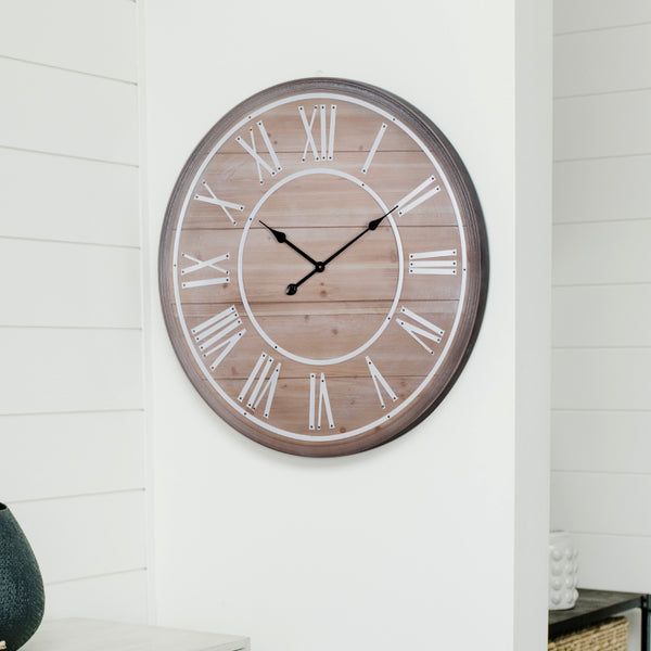 Yosemite Home Decor Rustic Age Wall Clock CL19012137-YHD