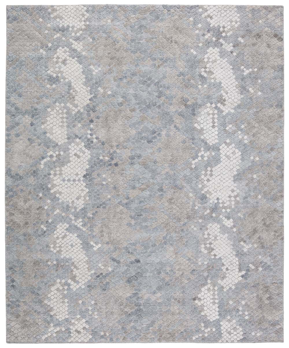 Jaipur Living Conlan Handmade Dot Gray/ Light Blue Area Rug (10'X14')