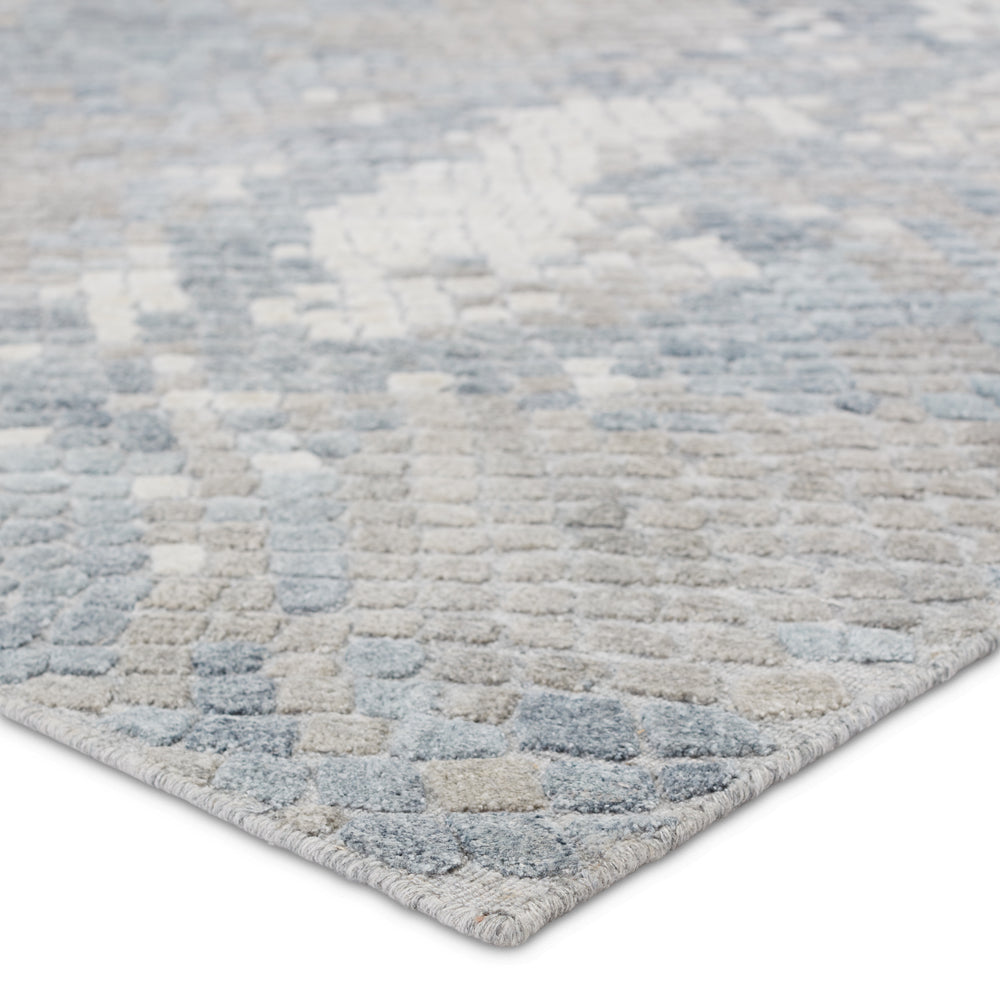 Jaipur Living Conlan Handmade Dot Gray/ Light Blue Area Rug (10'X14')